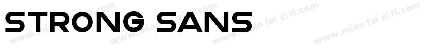 Strong Sans字体转换